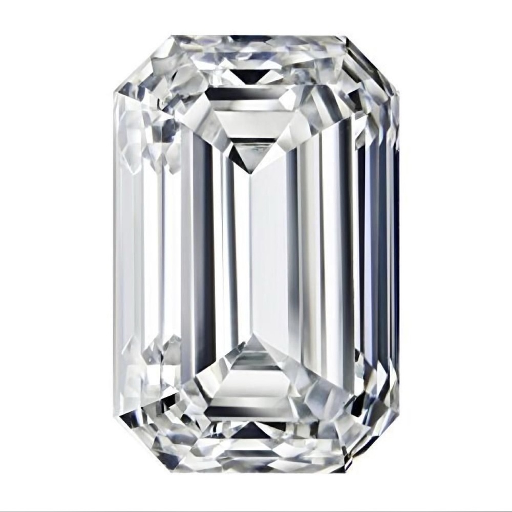 3 carat Emerald Cut Lab Diamond IGI CERTIFIED